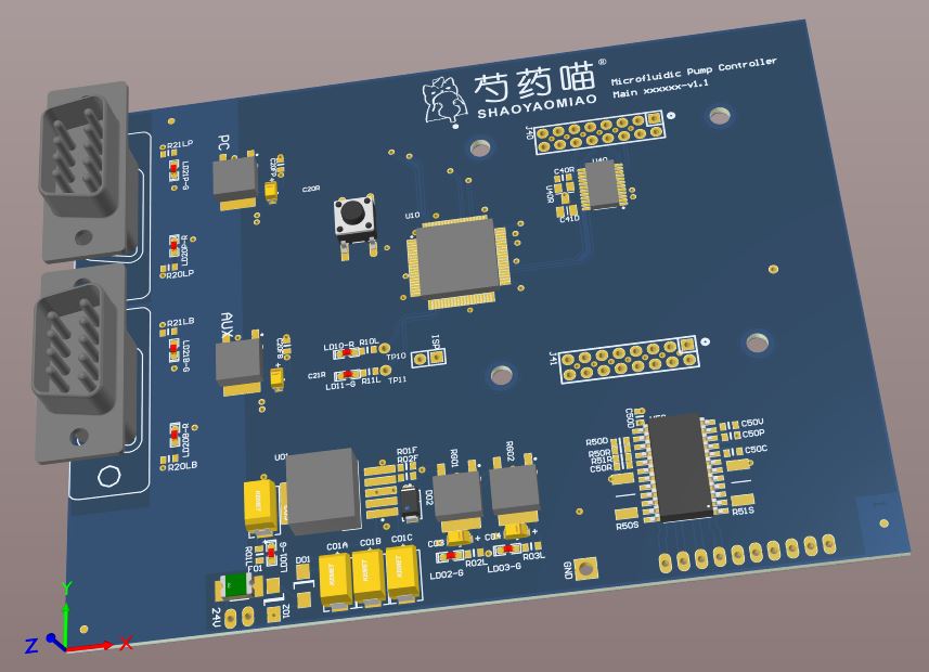 控制盒内部PCB